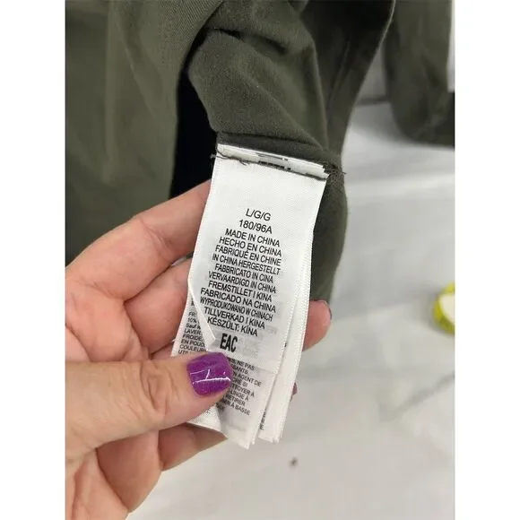 Marmot Men's Green Fleece 1/2 Zip Pullover Top Sweatshirt Size L - Picture 5 of 10